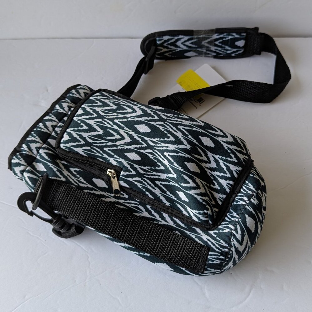 Evergreen Neoprene Bottle Carrier Ikat Print
